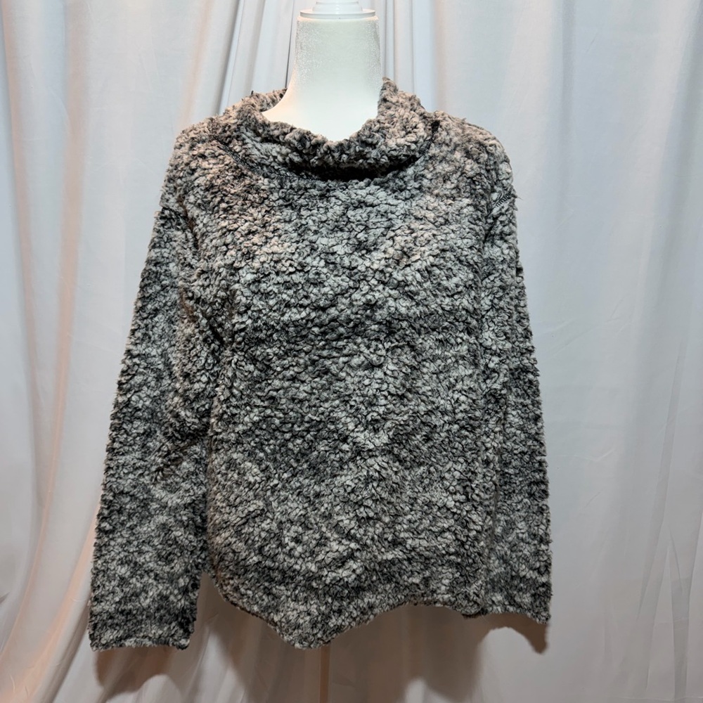dylan Heather Gray Cozy Cowl Neck Sweater